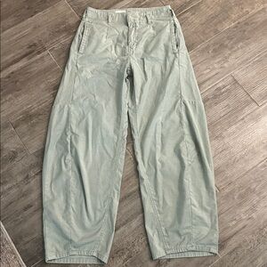 Anthropologie Pilcro Bow Barrel Leg Pants